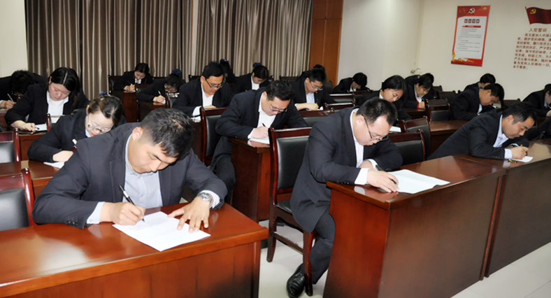 濟南連心物業有限公司舉行2019年上半年管理人員規章制度考試