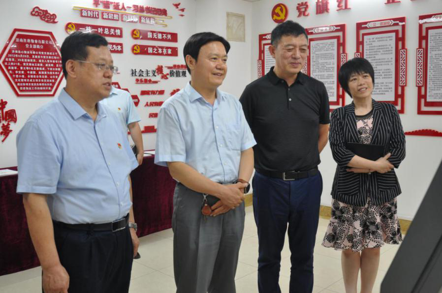濟南市歷下區委統戰部領導蒞臨濟南連心物業調研統戰工作